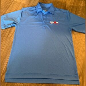 Iron Man Men's Sky Blue Polo Shirt